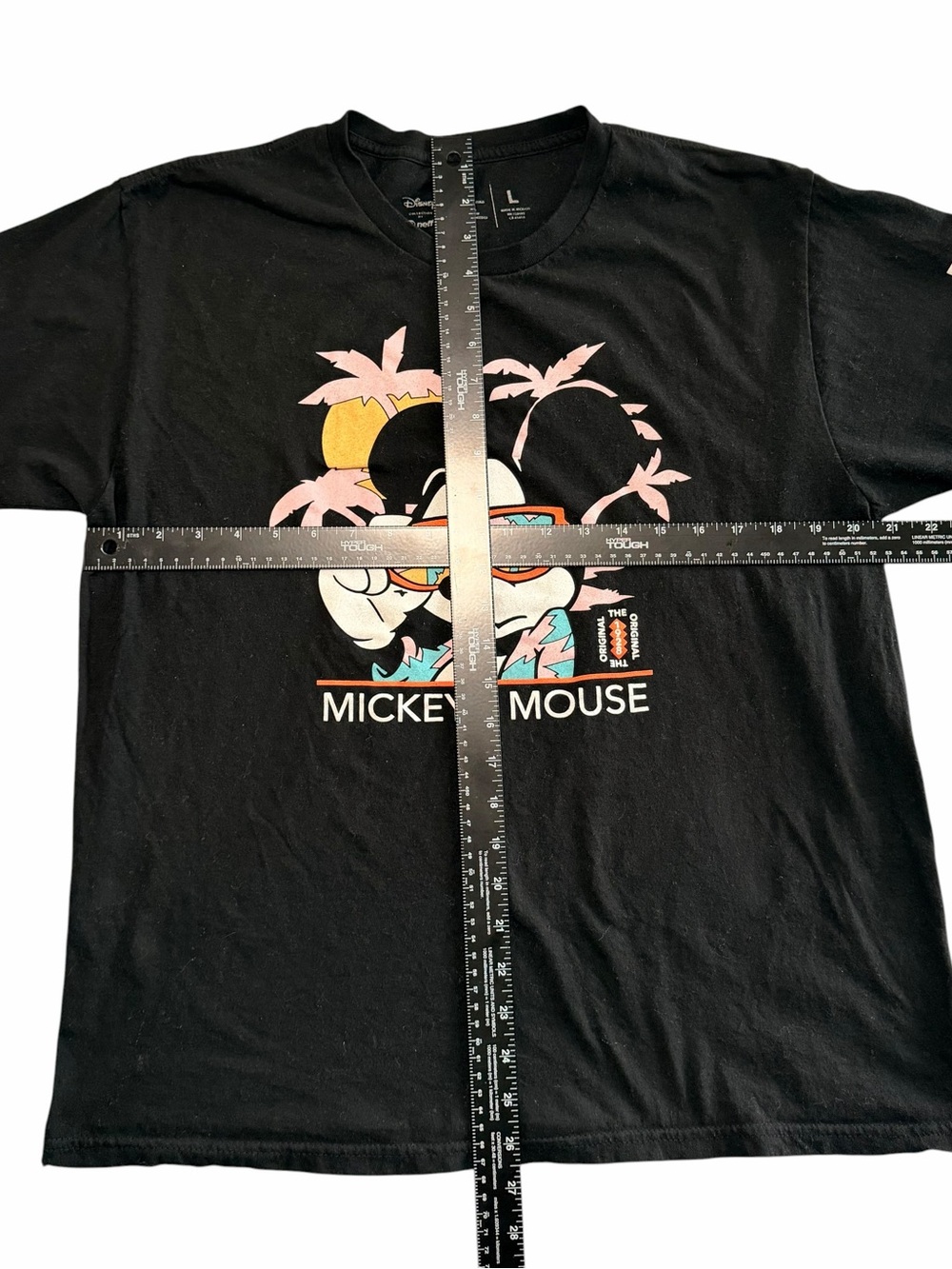 Cool Disney NEFF collab 90s y2k style Mickey Mouse summer men shirt size large - Picture 7 of 7